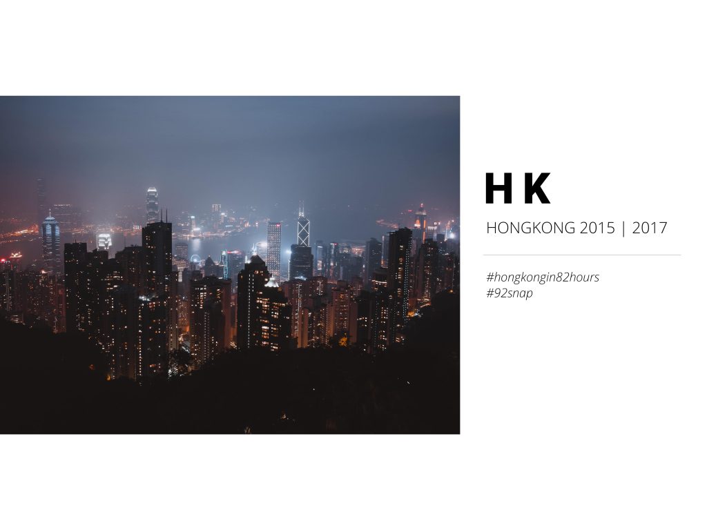 HONGKONG - 9 2 S N A P - Travel Series