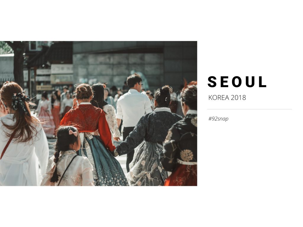 SEOUL- Korea - 9 2 S N A P - Travel Series